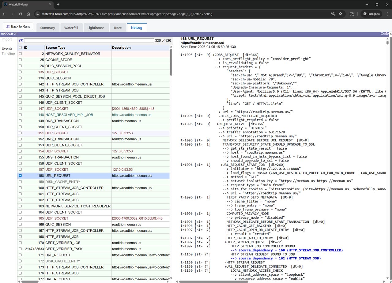 Embedded Netlog viewer Embedded Netlog viewer